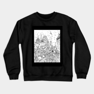 Heroic-fantasy city! Crewneck Sweatshirt